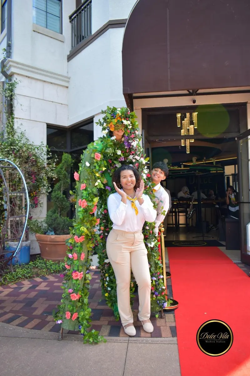The flower arch