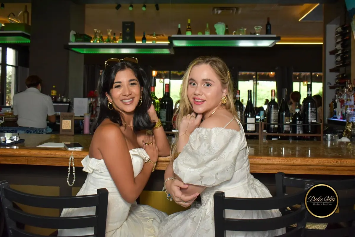 At the bar